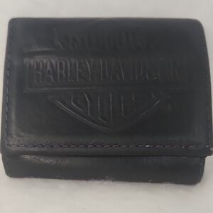 Harley-Davidson Embossed Black Wallet